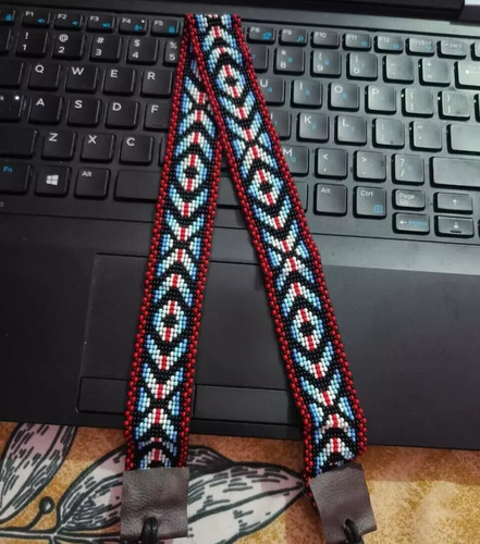 Handmade beaded hatband tribal - hatband,